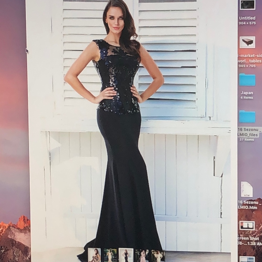 Black formal-prom dress